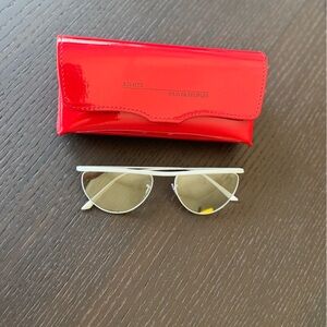 KHAITE x Oliver Peoples white 1984C